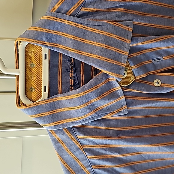 Pristine Robert Graham shirt, 16.5 L - Picture 2 of 7